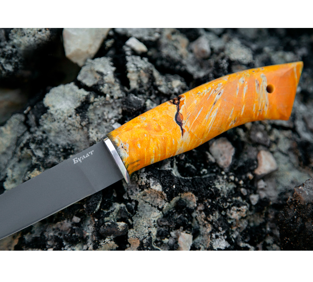 Филейный нож из булатной стали