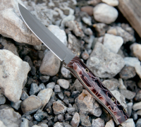 Нож Ладья мини из булатной стали