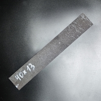 Заготовка для ножа из листовой стали 40х13 размеры: 300х40х2,5 мм.