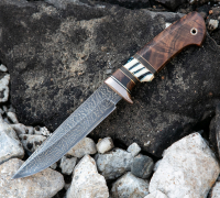 Купить нож Сибиряк из мозаичной дамасской стали на сайте koval-knife.shop