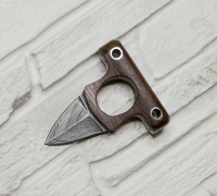 Купить Тычковый нож из дамасской стали на сайте koval-knife.shop