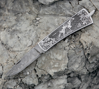 Складной нож Лесник из ламинированной стали купить на сайте koval-knife.shop