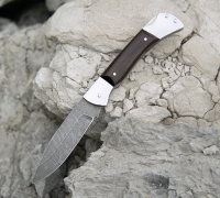 Складной нож из дамасской стали №5 купить на сайте koval-knife.shop
