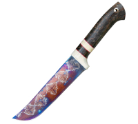 Нож Пчак из мозаичной дамасской стали  купить на сайте koval-knife.shop