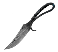 Нож Ворон из дамасской стали купить на сайте koval-knife.shop