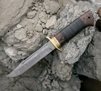 Нож Штрафбат из дамасской стали