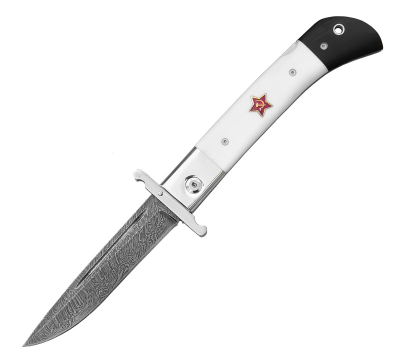Складная Финка из дамасской стали