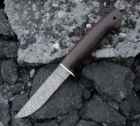 Малый филейный нож из дамасской стали