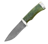 Нож Норвег из дамасской стали  купить на сайте koval-knife.shop