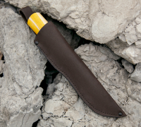 Якутский нож из дамасской стали