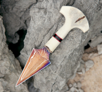 Тычковый нож из ламинированной стали купить на сайте koval-knife.shop