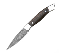 Овощной нож из дамасской стали купить на сайте koval-knife.shop
