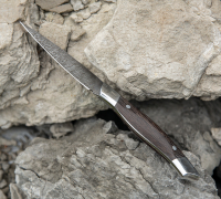 Овощной нож из дамасской стали