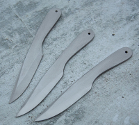 Набор метательных ножей Осётр - мини из стали 65Г