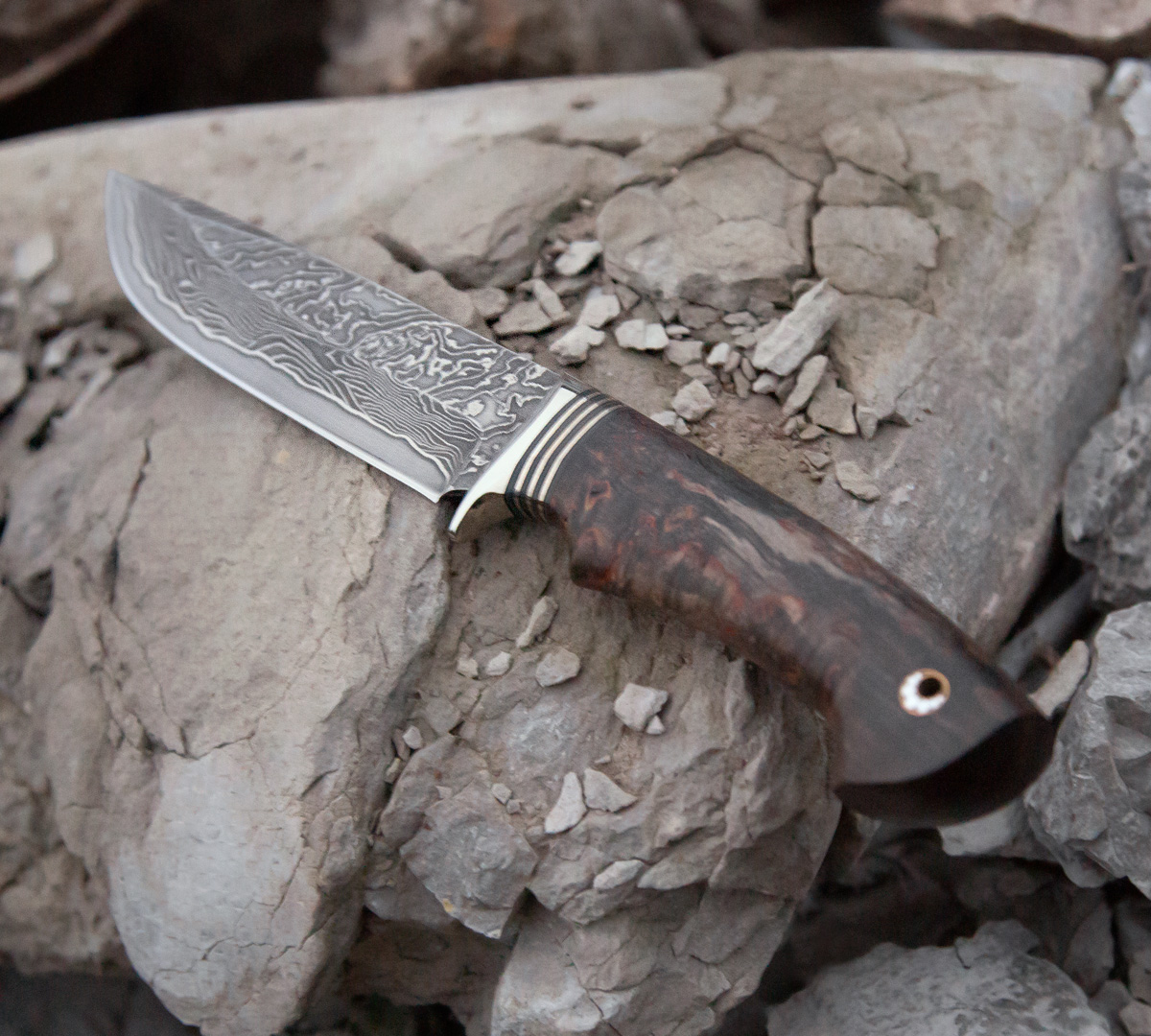 Нож Скандинав из ламинированной стали