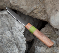 Малый Якутский нож из булатной стали
