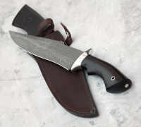 Нож Боуи 2 из дамасской стали