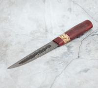 Якутский нож из булатной стали