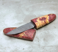 Нож Шкет из дамасской стали купить на сайте  koval-knife.shop