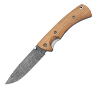 Нож Складной №2 из дамасской стали купить на сайте koval-knife.shop