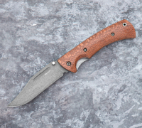 Нож Складной №1 из булатной стали