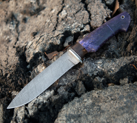 Нож Олимп из дамасской стали купить на сайте koval-knife.shop