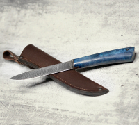 Нож Бичак из дамасской стали
