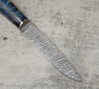 Нож Бичак из дамасской стали
