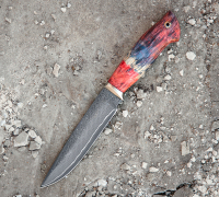Нож Сибиряк из стали S390 в нержавеющих обкладках купить на сайте koval-knife.shop