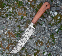 Нож Пчак из стали 110Х18 с травлением