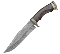 Нож Боуи 2 из дамасской стали купить на сайте koval-knife.shop