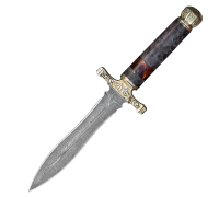 Нож Кардинал из дамасской стали купить на сайте koval-knife.shop