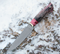 Нож Сибиряк из порошковой стали CPM REX 121 купить на сайте koval-knife.shop