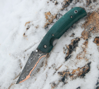 Нож складной Сибиряк из ламинированной стали купить на сайте koval-knife.shop