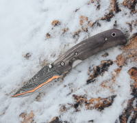 Нож складной Сибиряк из ламинированной стали купить на сайте koval-knife.shop