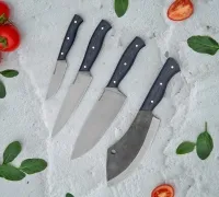 Набор кухонных ножей из стали 95Х18