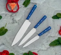 Набор Кухонных ножей из стали N690 Набор Кухонных ножей из стали N690 купить на сайте koval-knife.shop