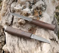 Нож с двумя клинками из булатной стали Нож с двумя клинками из булатной стали купить на сайте koval-knife.shop