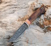 Нож Норвег из мозаичной дамасской стали Нож Норвег из мозаичной дамасской стали купить на сайте koval-knife.shop