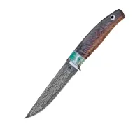 Нож Грибник из мозаичной дамасской стали Нож Грибник из мозаичной дамасской стали купить на сайте koval-knife.shop