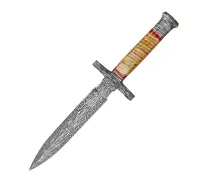 Кинжал из мозаичной дамасской стали Кинжал из мозаичной дамасской стали купить на сайте koval-knife.shop